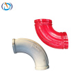 concrete delivery pipe DN125xR275x90D concrete pump bend pipe